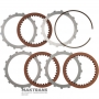 Stahl- und Reibsatz AW A466ND, NISSAN RE6R01A, 31100EZ00A - NISSAN TITAN 5.0D CEV8D1 (3 Reibscheiben, Gesamtdicke des Satzes 19,60 mm)