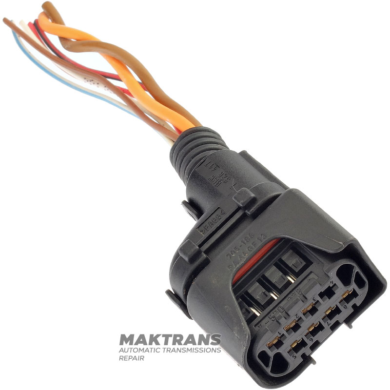 Stecker mit Kabeln für den Stellantrieb des Verteilergetriebes BMW ATC350, ATC450, ATC35L ATC45L - 7807248, 7526417 (aktive Pins 1-2-3 / 5-6-7-8)