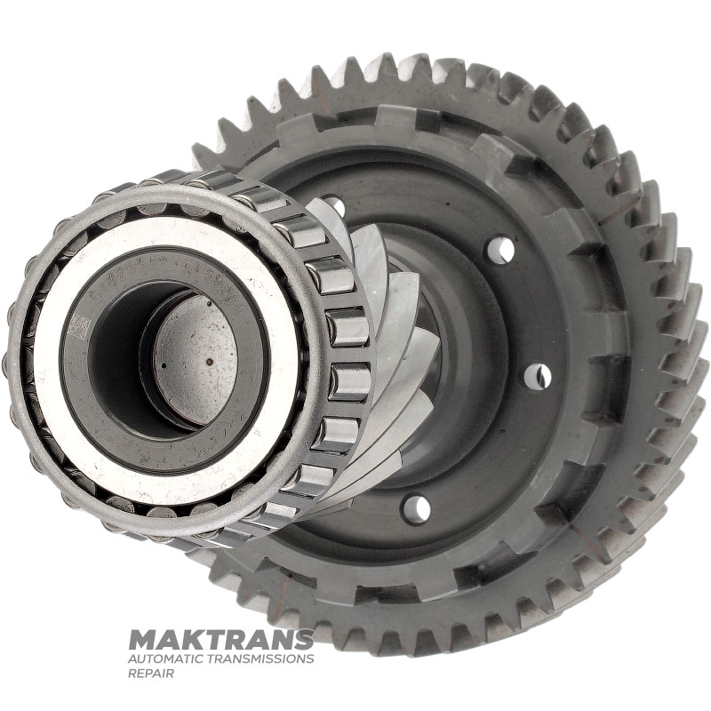 Zwischenwelle des Differentials TOYOTA UA81E, UA81F, 4120678020 — Gesamthöhe 162 mm, 15 Zähne (Außen-Ø 67,05 mm), 49 Zähne (Außen-Ø 136,70 mm)