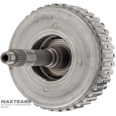 Eingangswelle, VORWÄRTS Kupplungstrommel (leer, ohne Scheiben) - Gesamtlänge 165 mm, 26 Keilwellen (Außen-Ø 21,20 mm), Höhe vom Kolben bis zum Sicherungsring 19 mm
