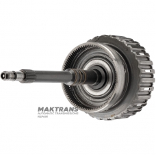 Eingangswelle/Trommel K2-Kupplung (ohne Scheiben) 722.6 Mercedes-Benz A210270012 – 360 mm Gesamthöhe, 90 Zähne am Zahnkranz, 25 mm Höhe vom Kolben bis zum Sprengring