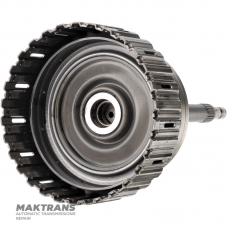 Eingangswelle/Trommel K2-Kupplung (ohne Scheiben) 722.6 Mercedes-Benz A210270012 – 360 mm Gesamthöhe, 90 Zähne am Zahnkranz, 25 mm Höhe vom Kolben bis zum Sprengring