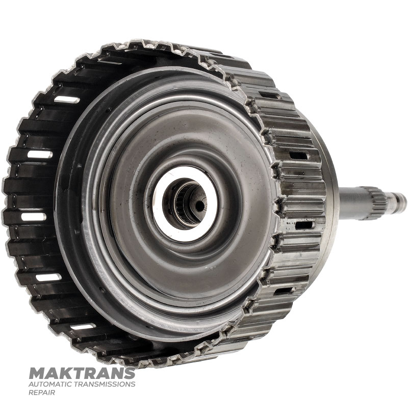 Eingangswelle/Trommel K2-Kupplung (ohne Scheiben) 722.6 Mercedes-Benz A210270012 – 360 mm Gesamthöhe, 90 Zähne am Zahnkranz, 25 mm Höhe vom Kolben bis zum Sprengring