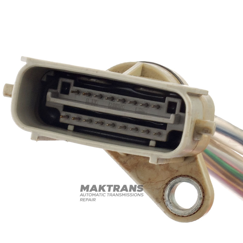 Verkabelung der Hydraulikeinheit TOYOTA A760E, A760F – Stecker 17-polig, 2 Temperatursensoren