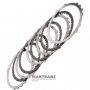 Satz Stahl- und Reibscheiben B1 Brake TOYOTA / LEXUS A760E, A760F - 4 Reibscheiben (Gesamtdicke des Satzes 19,65 mm), 3567660100, 3568160010