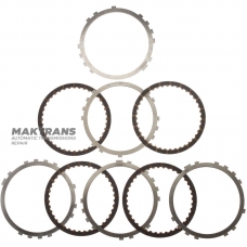 Satz Stahl- und Reibscheiben B1 Brake TOYOTA / LEXUS A760E, A760F - 4 Reibscheiben (Gesamtdicke des Satzes 19,65 mm), 3567660100, 3568160010