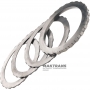 Satz Stahlfelgen DIRECT Cluthc FORD E4OD, 4R100 - Stützscheibe (Dicke 8.65 mm, Innen-Ø 129.90 mm, 26 Zähne), Stahlscheiben (3 Stück, Dicke 2 mm, Innen-Ø 129.90 mm, 26 Zähne)