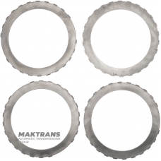 Satz Stahlfelgen DIRECT Cluthc FORD E4OD, 4R100 - Stützscheibe (Dicke 8.65 mm, Innen-Ø 129.90 mm, 26 Zähne), Stahlscheiben (3 Stück, Dicke 2 mm, Innen-Ø 129.90 mm, 26 Zähne)