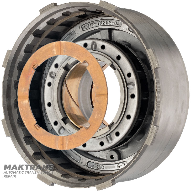 DIRECT Kupplungstrommel (leer, ohne Scheiben) FORD E4OD, 4R100 — E9TP-7A262-CA, Höhe Kolben bis Sicherungsring 24 mm