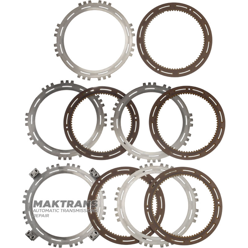 C3-Kupplung ALLISON 3000 Series Stahl- und Reibplattensatz – 29536345, 29536336, 29501424, 5 Reibplatten (Gesamtdicke des Satzes 26,60 mm)