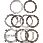 C3-Kupplung ALLISON 3000 Series Stahl- und Reibplattensatz – 29536345, 29536336, 29501424, 5 Reibplatten (Gesamtdicke des Satzes 26,60 mm)