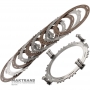 C3-Kupplung ALLISON 3000 Series Stahl- und Reibplattensatz – 29536345, 29536336, 29501424, 5 Reibplatten (Gesamtdicke des Satzes 26,60 mm)
