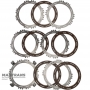 C4-Kupplung ALLISON 3000 Series Stahl- und Reibplattensatz – 29536345, 29536336, 29501424, 5 Reibplatten (Gesamtdicke des Satzes 29,05 mm)