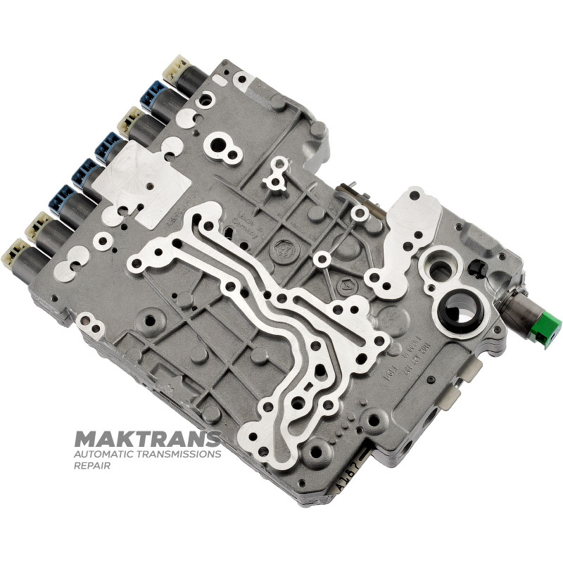 Hydrauliktank komplett mit Magnetspulen (gebraucht, ungeprüft) ZF 8HP45, 8HP50, ZF8HP70 — Trennplatte AB 187 (1102327188 ZFS)