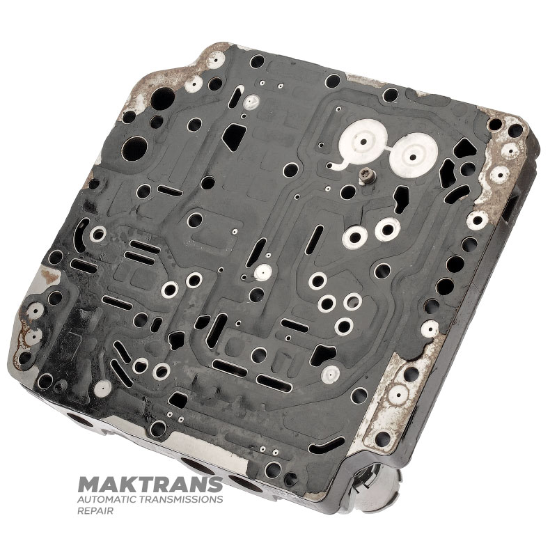 Obere Platte der Hydraulikeinheit, Platte der Magnetspulen - gebraucht (montiert mit Magnetspulen) VAG DSG 6 02E (DQ250) 20600061