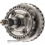 Hinteres Planetengetriebe Nr. 4 komplett mit Abtriebswelle, D-Kupplungstrommel (leer, ohne Scheiben) ZF 8HP70 2WD — (Gesamthöhe 224 mm, 4 Satelliten, 43 Keilwellen (Außen-Ø 34,70 mm)