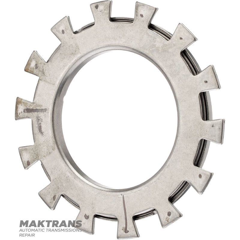 Drehmomentwandler mit Nadellager Nissan RE4R03A / JATCO JR403E, JF010E – Dicke 6,05 mm, Innendurchmesser 51,90 mm, Außendurchmesser 76,75 mm, 14 Zähne