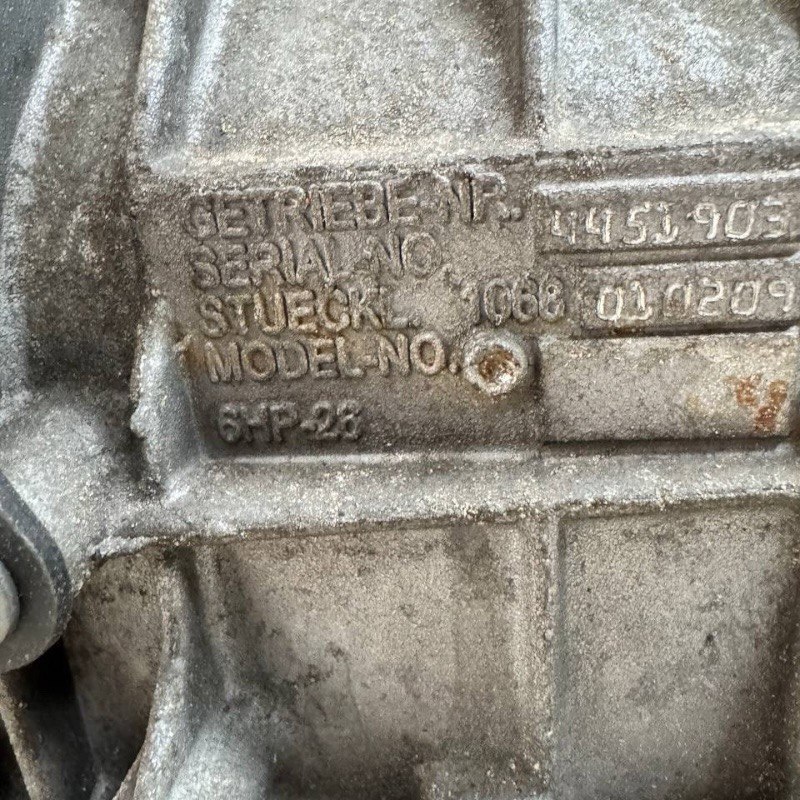 Automatikgetriebe (mit Drehmomentwandler) ZF 6HP26 2WD (RWD) — 8X23-7000-AE, 1068401373, 1068010209, (JAGUAR FX, 2.7 DIESEL, 2008-2018)
