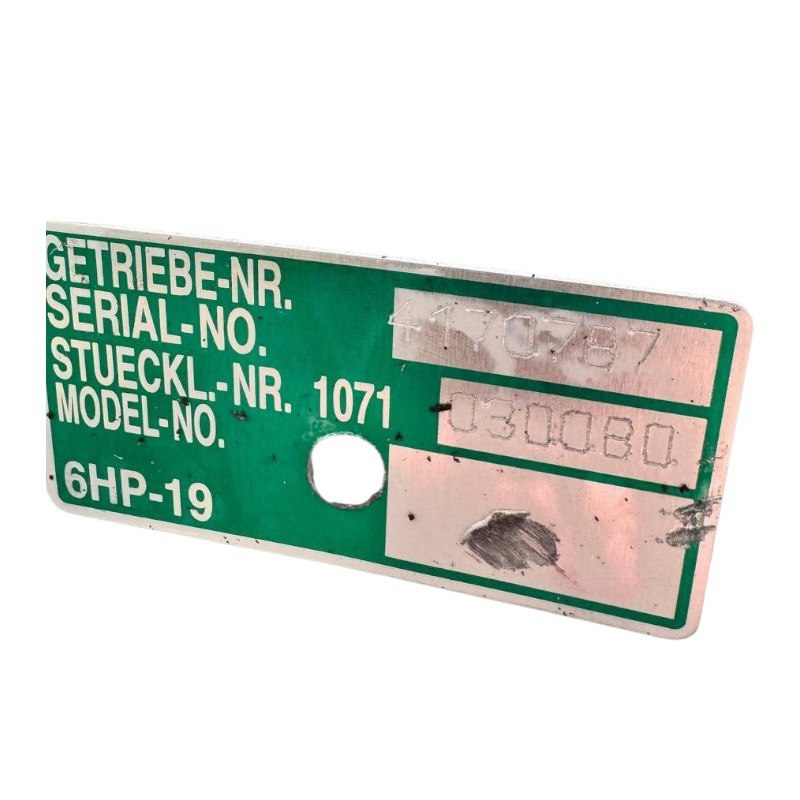 Automatikgetriebe (mit Drehmomentwandler) ZF 6HP19 (2WD) — 1071301271, 1071030080, 1071032182