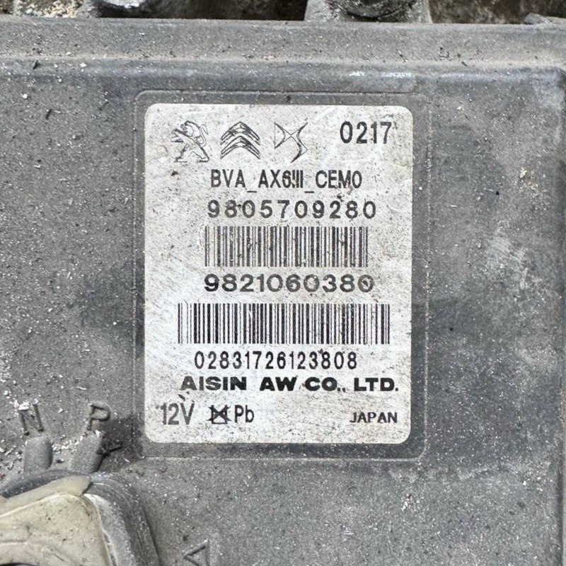 Automatikgetriebebaugruppe (ohne Drehmomentwandler) AISIN WARNER TF-82SC, 2WD (FWD) — 20GZ15, (2.0 GT BlueHDi 180 16V)