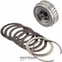 DIRECT 3-4 Kupplungstrommelbaugruppe 4F27E, FN4AEL, FNR5, FS5AEL ab 99 – 6 einseitige Reibscheiben (Gesamtdicke des Kits 18,20 mm (21,15 mm))