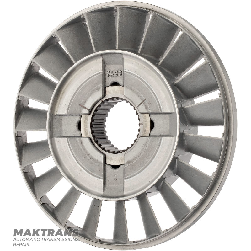 JATCO JF404E Drehmomentwandler-Reaktorrad – Markierung Y3, Außen-Ø 148,25 mm, 30 Keile