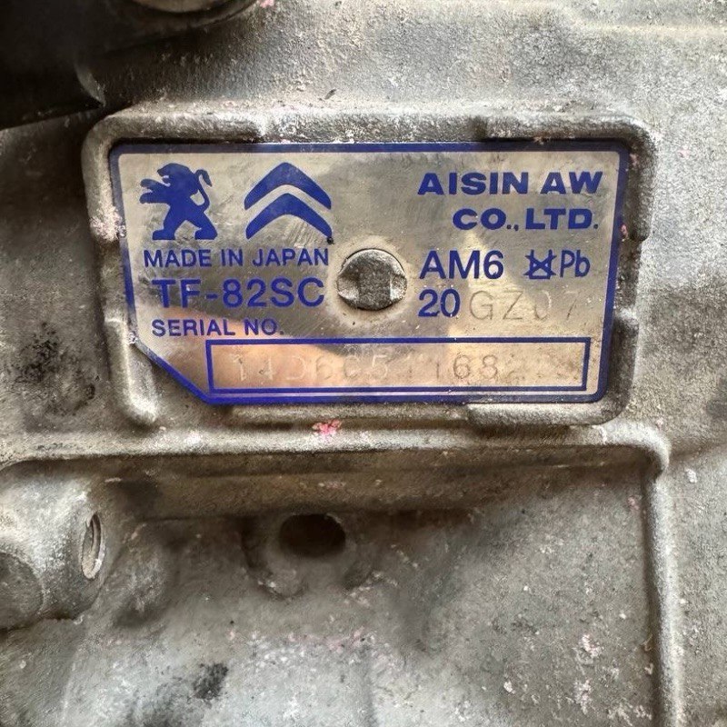 Automatikgetriebebaugruppe (mit Drehmomentwandler) AISIN WARNER TF-80SC — AM6, 20GZ07, TCM 9808583080
