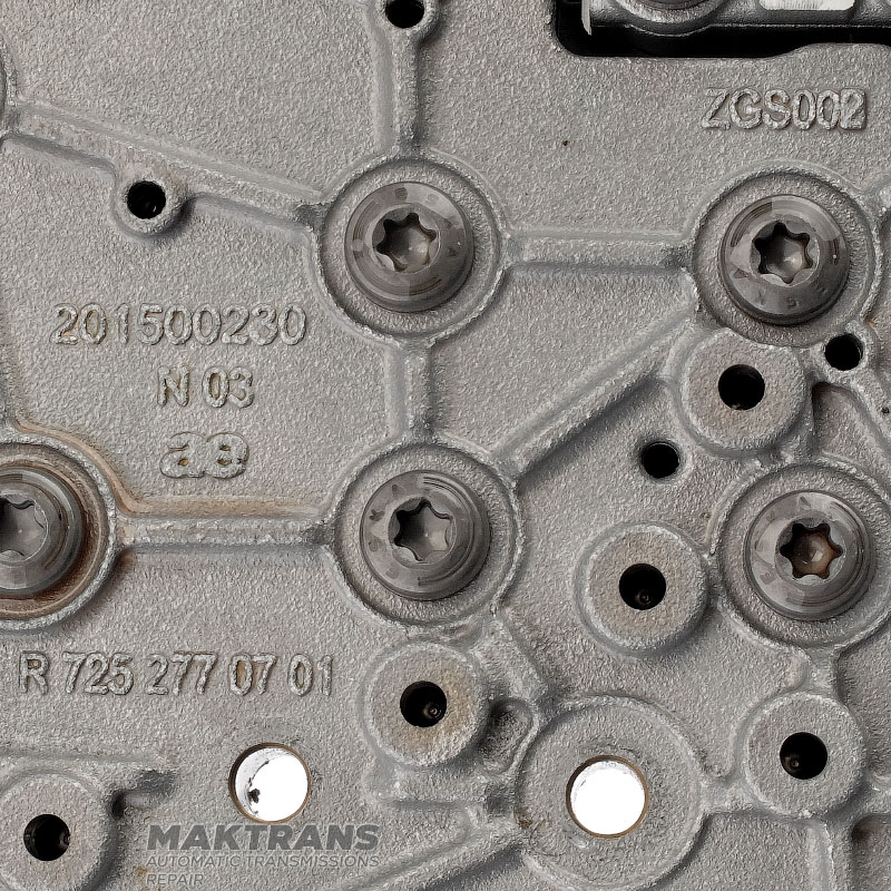 Ventilkörper komplett mit Magnetspulen Mercedes-Benz 725.0 9G-Tronic NAG3 — R7252771501, R7252770701