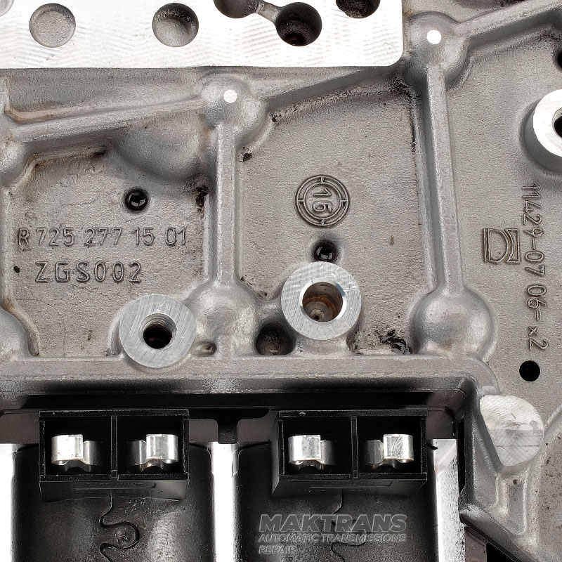 Ventilkörper komplett mit Magnetspulen Mercedes-Benz 725.0 9G-Tronic NAG3 — R7252771501, R7252770701