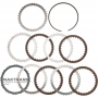 K27 Kupplungstrommel und Ausgangswelle (2WD) Mercedes-Benz 725.0 – Gesamthöhe 198 mm, 30 Keilwellen (Außendurchmesser 31,65 mm), 4 Reibscheiben (Gesamtdicke des Kits 20,05 mm)
