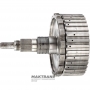 K27 Kupplungstrommel und Ausgangswelle (2WD) Mercedes-Benz 725.0 – Gesamthöhe 198 mm, 30 Keilwellen (Außendurchmesser 31,65 mm), 4 Reibscheiben (Gesamtdicke des Kits 20,05 mm)