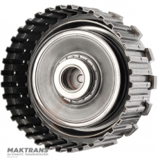 K27 Kupplungstrommel und Ausgangswelle (2WD) Mercedes-Benz 725.0 – Gesamthöhe 198 mm, 30 Keilwellen (Außendurchmesser 31,65 mm), 4 Reibscheiben (Gesamtdicke des Kits 20,05 mm)