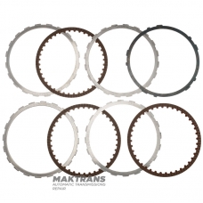 Stahl- und Reibscheibensatz B08 Bremse Mercedes-Benz 725.0 - 3 Reibscheiben (Gesamtdicke des Satzes 16 mm)