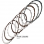 Stahl- und Reibscheibensatz B08 Bremse Mercedes-Benz 725.0 - 3 Reibscheiben (Gesamtdicke des Satzes 16 mm)
