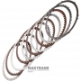 Stahl- und Reibscheibensatz B06 Bremse Mercedes-Benz 725.0 - 4 Reibscheiben (Gesamtdicke des Satzes 17,80 mm)