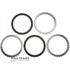 Satz Stahl- und Reibscheiben für Hydraulikgetriebe ZF 8HP - 2 Reibscheiben (Gesamtdicke des Satzes 13,80 mm)
