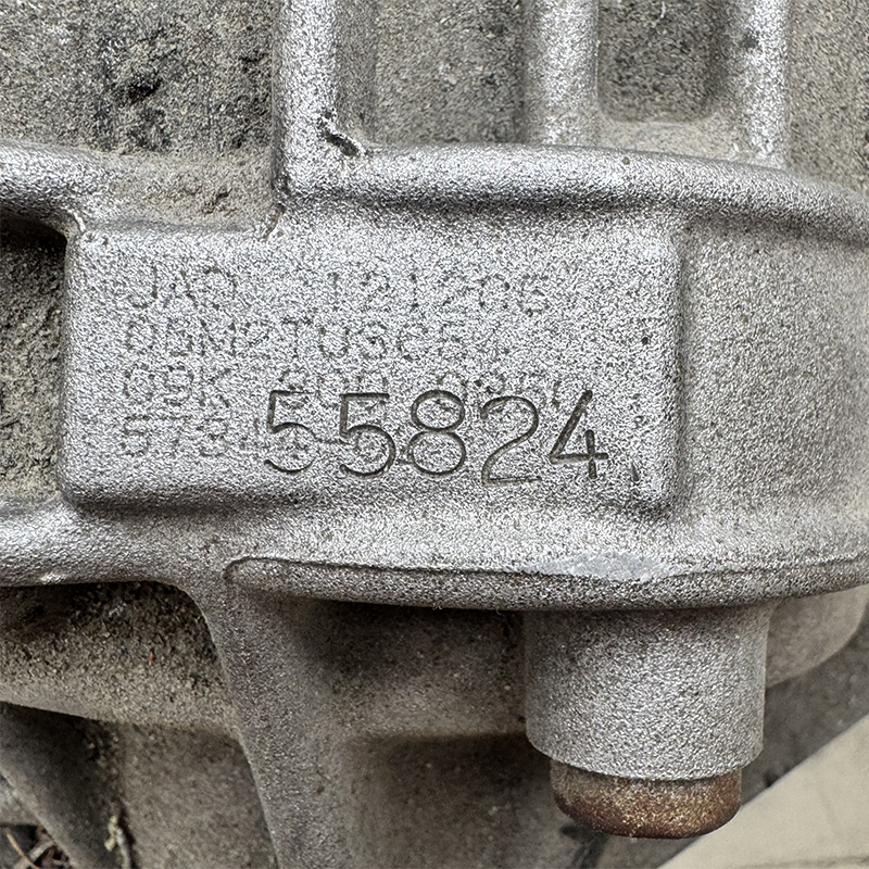 Automatikgetriebebaugruppe (mit Drehmomentwandler) AISIN WARNER TF-61SN, VAG 09K 2WD — 09K300035Q, JAD-Kennzeichnung, Volkswagen Transporter/Caravelle T5 2.5 TDi