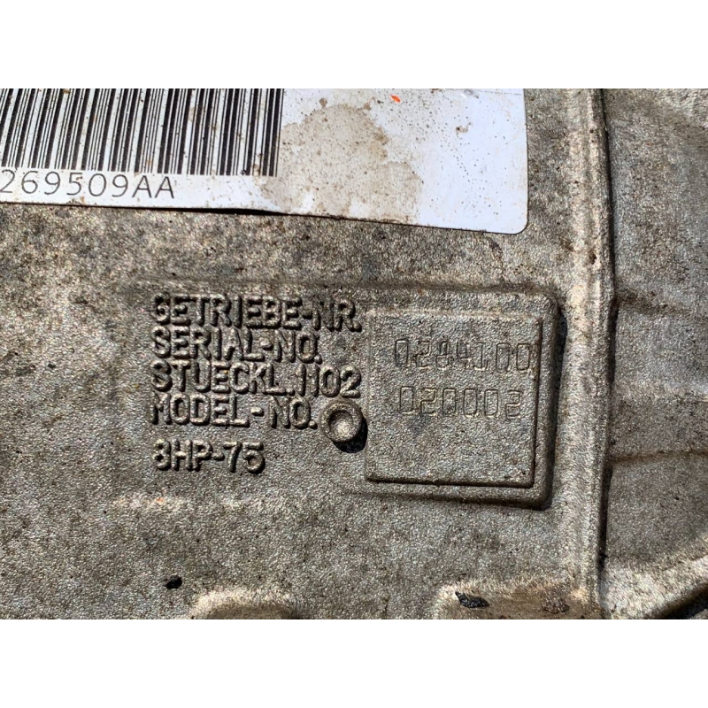Automatikgetriebe (ohne Drehmomentwandler, ohne Verteilergetriebe) ZF 8HP75, 4WD — P62869509AA, 1102401409, 1102020002 (RAM 1500 Crew Cab (DS) 5.7 Hemi V8 4x4)