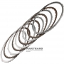 Satz Stahl- und Reibscheiben B1 Brake AISIN WARNER AWF8G30, TOYOTA / LEXUS UB80E, UB80F, VAG AQ300 (09S) - 4 Reibscheiben (Gesamtdicke des Satzes 19 mm)