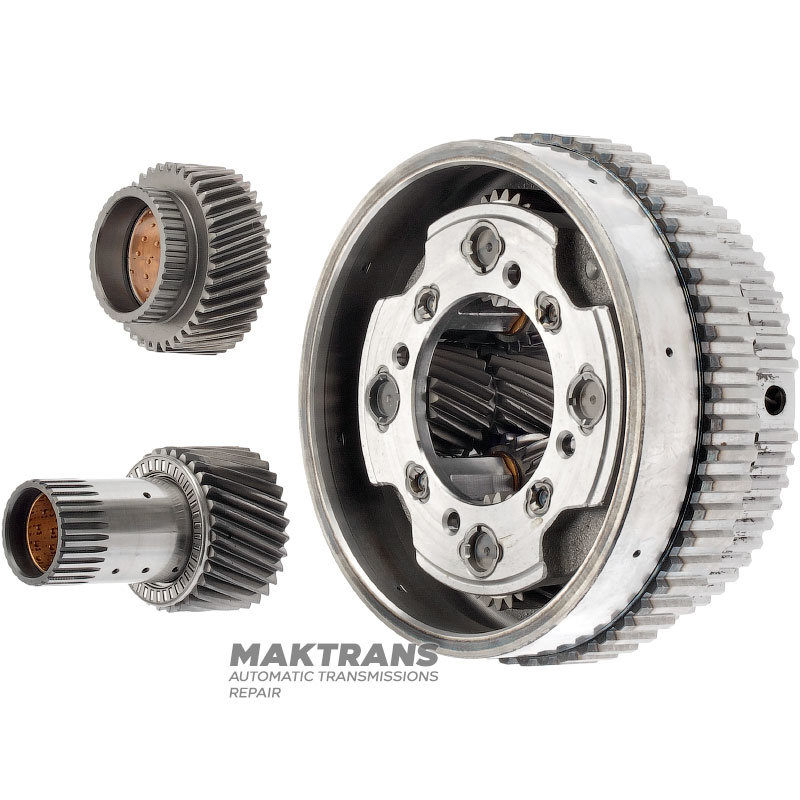 Hinteres Planetengetriebe AISIN WARNER AWF8G30, TOYOTA / LEXUS UB80E, UB80F, VAG AQ300 (09S) - ohne Hohlrad, vorderes Sonnenrad (37 Zähne, Außen-Ø 39,60 mm)