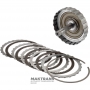 C2 Kupplungstrommel (aus neuen Getrieben) AISIN WARNER AWF8G30, VAG A1300 (09S) - Gesamthöhe 123 mm, 4 Reibscheiben, ohne Lager