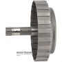 C2 Kupplungstrommel (aus neuen Getrieben) AISIN WARNER AWF8G30, VAG A1300 (09S) - Gesamthöhe 123 mm, 4 Reibscheiben, ohne Lager