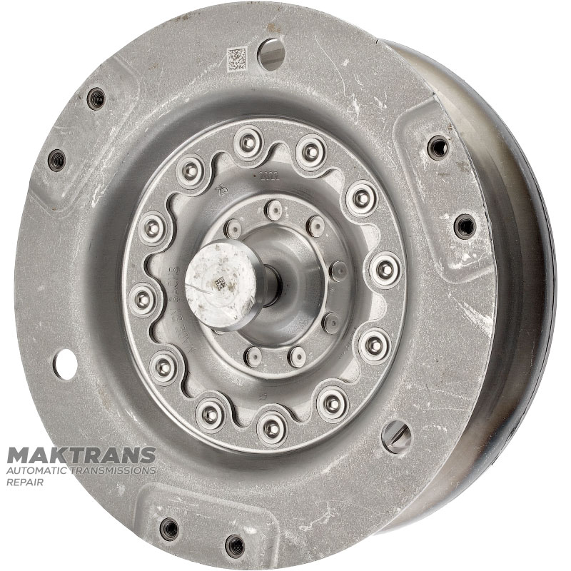 Vorderdeckel des Drehmomentwandlers ZF 8HP70 — 1087322630 (Pilot außen 46 mm, Höhe 50 mm), Drehmomentwandler-Kennzeichnung 000946