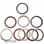 Satz Stahl- und Reibscheiben FORWARD Clutch FORD E4OD, 4R100 - 3 Reibscheiben (Gesamtdicke ohne Federscheibe 23,85 mm), F2TZ-7B164-A, C6AZ-7B442-A, E9TZ-7B442-D