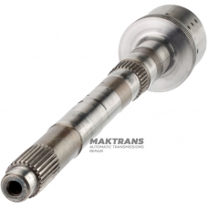 Eingangswelle FORD 6F50, 6F55 / GM 6T70, 6T70 - Gesamtlänge 308 mm, 27 Keilwellen, 9 Löcher am Umfang