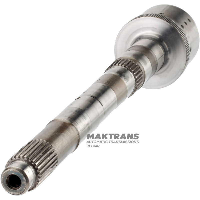 Eingangswelle FORD 6F50, 6F55 / GM 6T70, 6T70 - Gesamtlänge 308 mm, 27 Keilwellen, 9 Löcher am Umfang