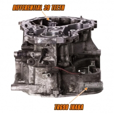Vorderes Gehäuse SUBARU CVT TR690 Lineartronic - Kennzeichnung TR690JHABA (31000AH630), komplett mit Differential, 39 Zähne am Zahnrad