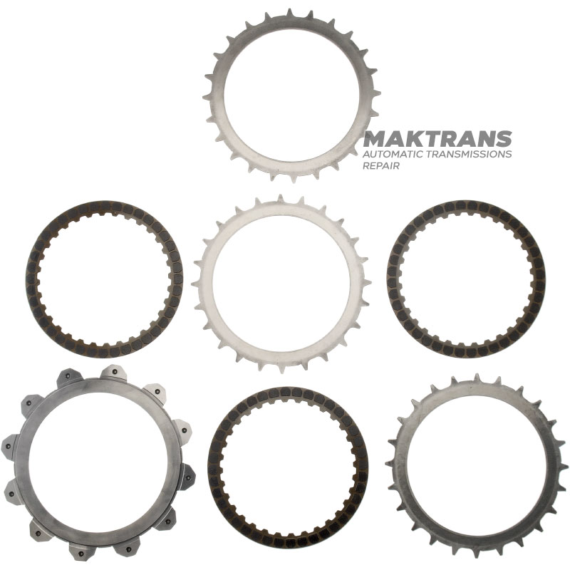 Satz Stahl- und Reibscheiben 2-6 Bremse MAZDA CW6A-EL, EW6A-EL - 4 Reibscheiben (Gesamtdicke des Satzes 23,35 mm)