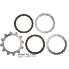 Satz Stahl- und Reibscheiben 3-5-R Kupplung MAZDA CW6A-EL, EW6A-EL - 2 Reibscheiben (Gesamtdicke des Satzes 10,80 mm)