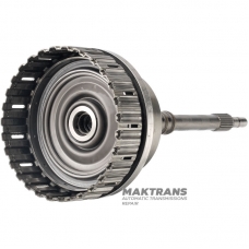 Eingangswelle, K2 Kupplung Braban (leer, ohne Scheiben) MERCEDES-BENZ 722.9— Gesamtwellenlänge 417 mm, 86 Zähne am Zahnkranz, vom Kolben bis zum Anschlag 28 mm